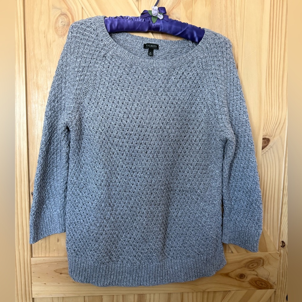 Talbots Gray Women's Crew Neck Sweater